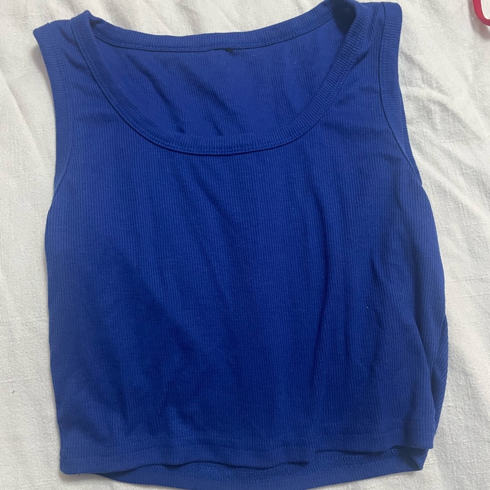 Blue Women’s Crop Top